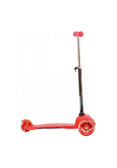 Mey İthalat Twist Işıklı Scooter Kırmızı