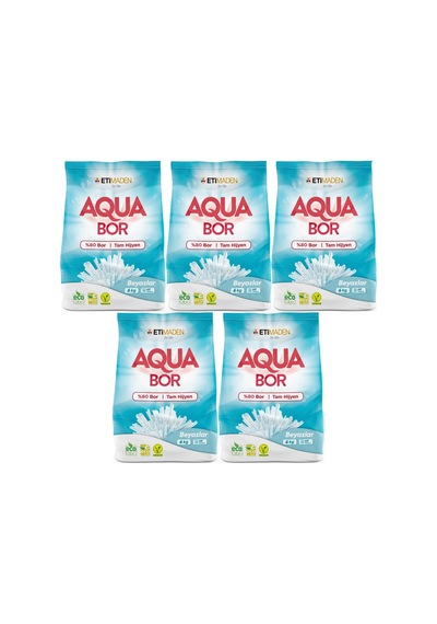 Boron Aquabor Matik Toz Çamaşır Deterjanı 30kg 200 Yıkama Renkli