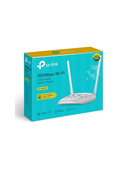 Tp-lınk Td-w9950 300mbps 4 Port Vdsl2/adsl Wıfı Modem Router