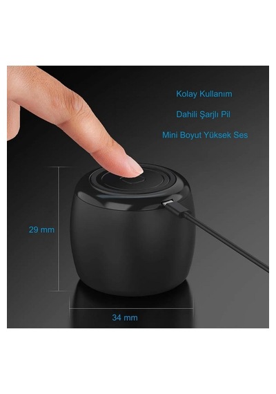 Yenilzd Ses Bombası Mini Bluetooth Hoparlör Mini Boyut Yüksek Se