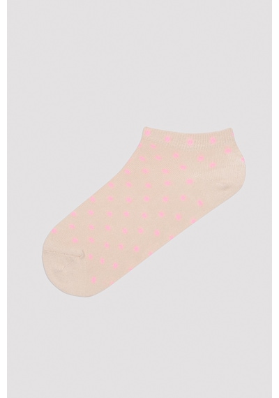 Penti Multicolor Dots 5li Patik Çorap Mavi Pembe