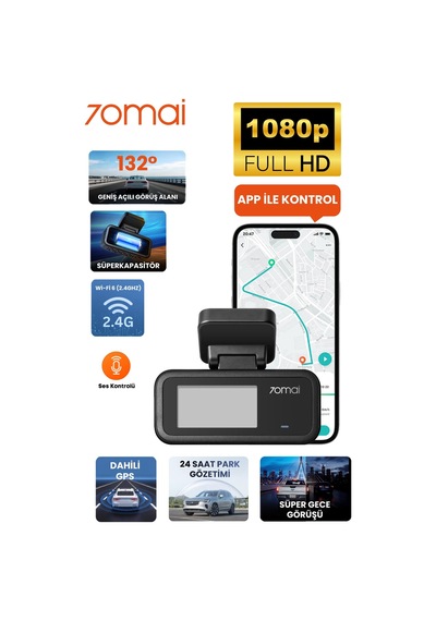 70mai Dash Cam A210 Ön Kamera