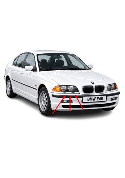 Bmw 3 Serisi E46 Kasa 2001-2005 Arası Depo Sağ Ve Sol Far Takım Halojen Krom Tip 63127165781 / 63127165782