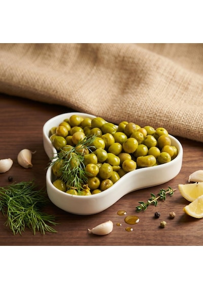 Gurmepark Kırma Halhalı Zeytin Kahvaltılık 1000 G E