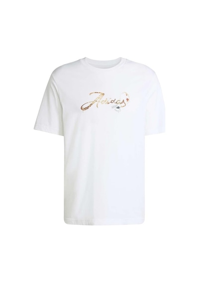 Adidas M Cafe Scrıpt T Beyaz Erkek T-shirt Kb2503
