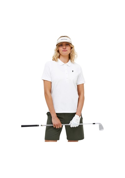 Peak Performance Peak Performance Classic Cotton Polo Kadın Beyaz Polo Tişört Wht Beyaz