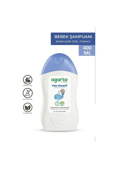 Agarta Doğal Erkek Bebek Çocuk Şampuanı Saç Ve Vücut 400 Ml Normal