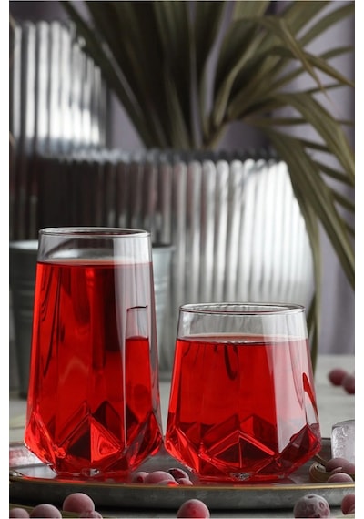 Lav Valeria Cam Viski Bardağı 6'lı 400 ml (Meşrubat/Kokteyl Bardağı )