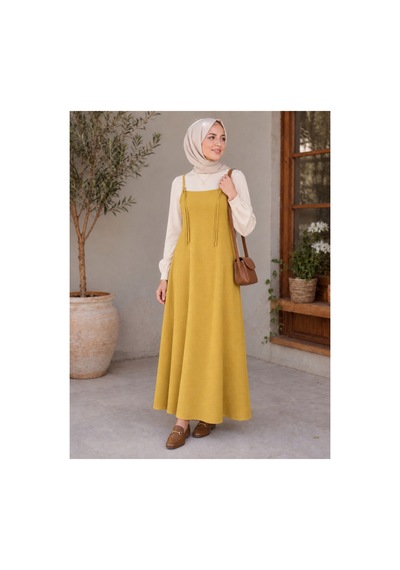 Elmoda Kadın Hardal Sarısı Ayarlanabilir İp Askılı Jile Elbise Hardal Sarısı Hardal Sarısı Elmoda Kadın Hardal Sarısı Ayarlanabilir İp Askılı Jile Elbise Hardal Sarısı Hardal Sarısı