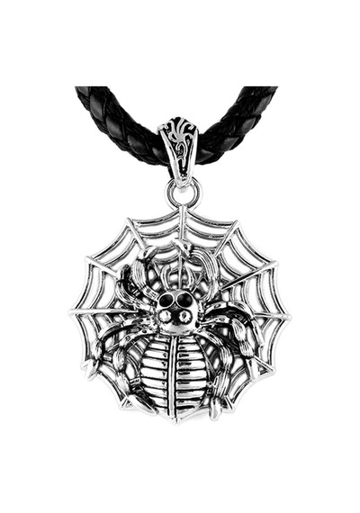 Btak00646 K5 Tarantula Web Örümcek Ve Ağ Tasarım Kolye Çok Renkli