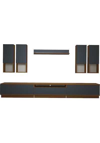 Decoraktiv Trendstyle 8das Mdf Tv Ünitesi Tv Sehpası Ceviz - Antrasit