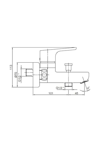 Eca Luna Banyo Bataryası 102102450 Krom