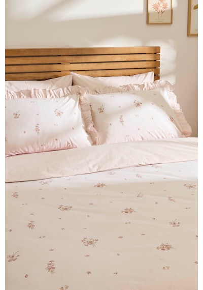 Kaşmir Home Levina %100 Pamuk Çift Kişilik Nevresim Takımı Rose