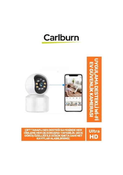 Çift Yönlü Dinleme Konuşma Gece Görüş 360 Derece Panoramik Uygulama Destek Wi-fi Ev Güvenlik Kamera