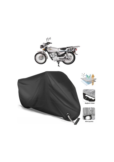 Rmg Moto Gusto Monza 100 Motor Branda(Kilit Uyumlu-Siyah (457274111)
