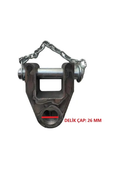Traktör Hidrolik Ortakol Mafsal Ve Pim Takımı - 26 Mm
