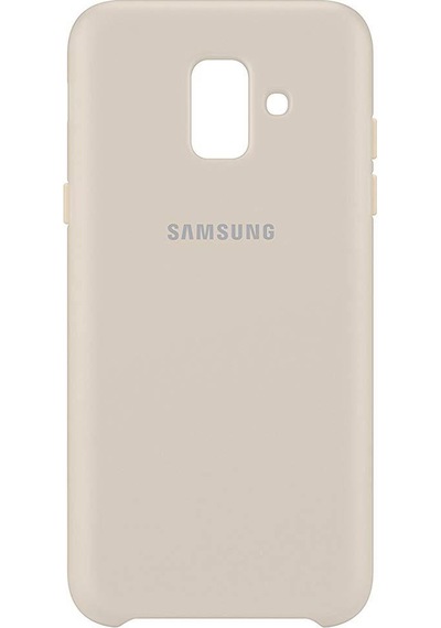 Galaxy A6 2018 İle Uyumlu Çift Katmanlı Arka Kapak Altın Ef-pa600cfegww Gold
