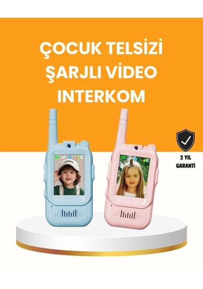 Mey İthalat Uzun Menzilli Video Walkie Talkie Eğitici Ve Eğlenceli Oyuncak