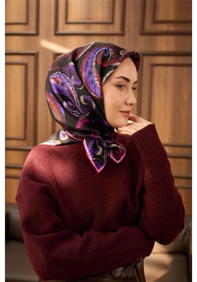 Silk Home Twill İpek Eşarp 11490-17 Siyah