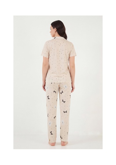 Lela Bayan Pijama Takımı 65770110 Bej
