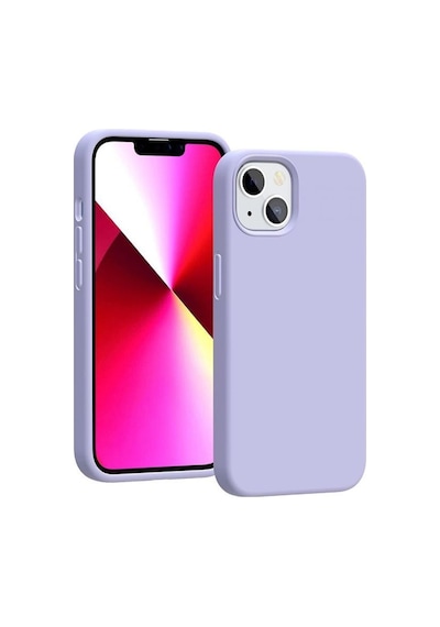 Smcaseİphone Uyumlu 13 Kılıf Liquid Lansman Wiriless Destekli Silikon Kırmızı