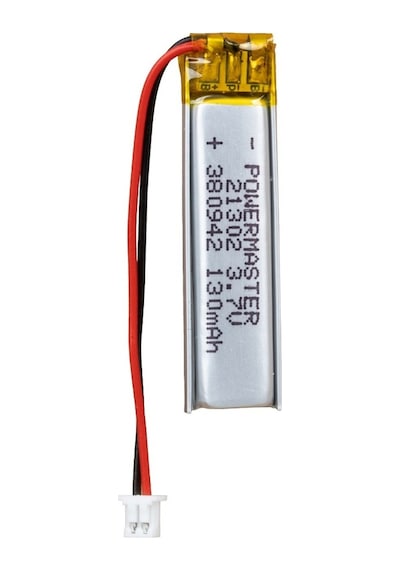 Powermaster 3.7 Volt 130 Mah Lityum Polimer Şarjlı Pil 3.8x9x42 Mm Akıllı Saat Kulaklık Pili