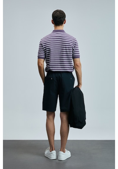 Lufian Erkek Polo Yaka T Shirt 111040227 Mürdüm Mürdüm