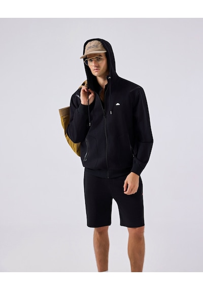 Ellesse Erkek Kapşonlu Fermuarlı Hoodıe 6sm1004 Siyah