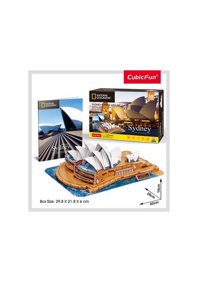 National Geographic - Sydney Opera Binası 3d Puzzle Ds1088h