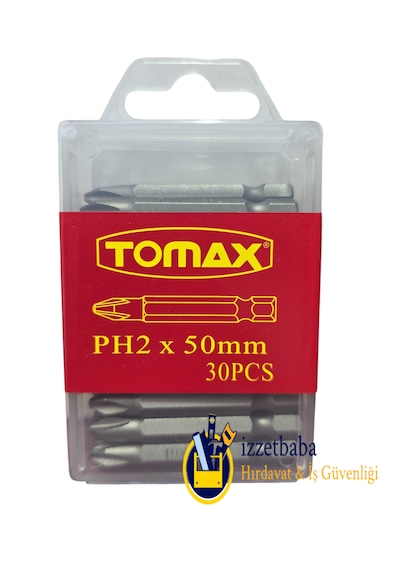 Tomax Ph2 X 50 Mm Bits Uç 30 Adet