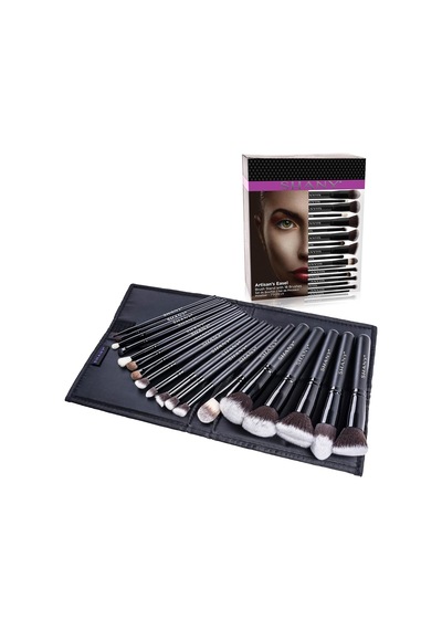 Artisan's Easel Elite Cosmetics Fırça Koleksiyonu, Komple Kabuki Makyaj Fırçası Seti, Ayaklı Dönüştürülebilir Fırça Tutuculu, 18 Parça Çok renkli Artisan's Easel Elite Cosmetics Fırça Koleksiyonu, Komple Kabuki Makyaj Fırçası Seti, Ayaklı Dönüştürülebilir Fırça Tutuculu, 18 Parça Çok renkli