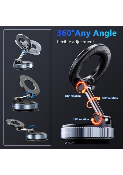 Vakum Manyetik Araç Telefonu Tutacağı, 360 Ayarlanabilir Manyetik Telefon Tutacağı, Magsafe İçin Eller Serbest Vantuzlu Telefon Montajı, Tüm Akıllı Telefonlar Ve Tüm Araba Modelleri İçin 2 Mixed Vakum Manyetik Araç Telefonu Tutacağı, 360 Ayarlanabilir Manyetik Telefon Tutacağı, Magsafe İçin Eller Serbest Vantuzlu Telefon Montajı, Tüm Akıllı Telefonlar Ve Tüm Araba Modelleri İçin 2 Mixed