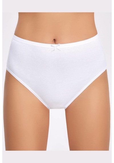 Fiyonklu Biyeli Beyaz Bato Külot Beyaz
