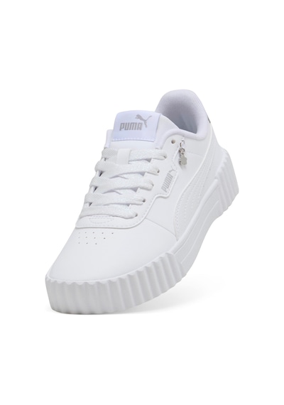 Puma Carina 3.0 Charm Jr Beyaz Unisex Sneaker Beyaz-gumus