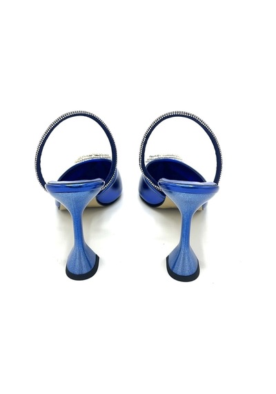 Nostra Shoes Saks Mavi Love Kadın Topuklu Ayakkabı-terlik Saks Mavi