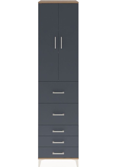 Hyperion Dolap 3 Raflı 5 Çekmeceli 2 Kapaklı 60x44x243 Çam-an... Çam Hyperion Dolap 3 Raflı 5 Çekmeceli 2 Kapaklı 60x44x243 Çam-an... Çam