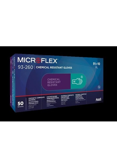 Ansell Mıcroflex 93-260 Kimyasal Dirençli Nitril İş Eldiven L Beden