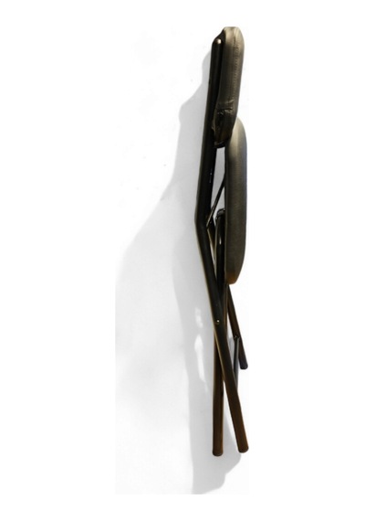 Katlanır Metal Ayaklı Siyah Sandalye - Foldable Metal Legs Chair