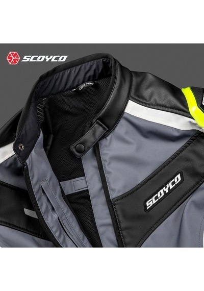 Scoyco Jk152- Dört Mevsim Mont Neon Sarı - Siyah