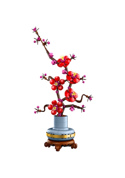 LEGO® Botanicals Erik Çiçeği 10369 – Yetişkinler için Pastel Mavi Saksi İçeren Dekoratif Çiçek Modeli Yapim Seti (327 Parça)