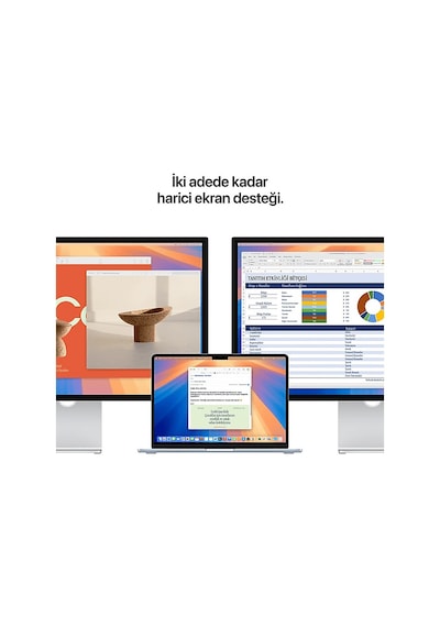 Apple MW103TU/A Macbook Air Apple M4 İşlemci 10 Çekirdek CPU 10 Çekirdek GPU 16 GB 512 GB SSD 13.6" Macos Dizüstü Bilgisayar
