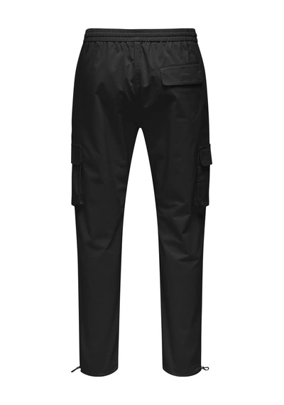 Only & Sons Erkek Slim Fit Siyah Kargo Pantolon - 22029759 Siyah