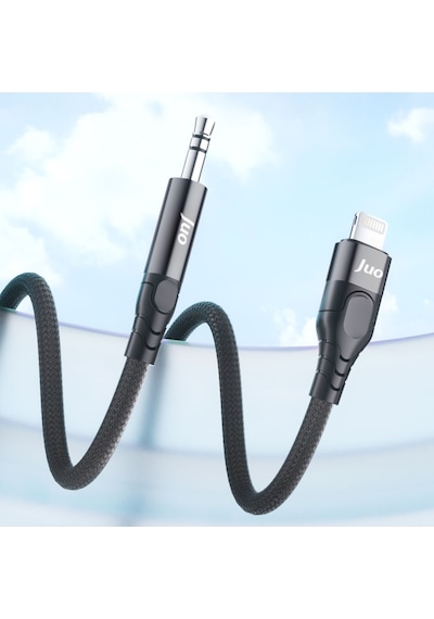 Juo Lightning To 3.5mm Jack Aux Stereo Trs Ses Kablosu 1 Metre
