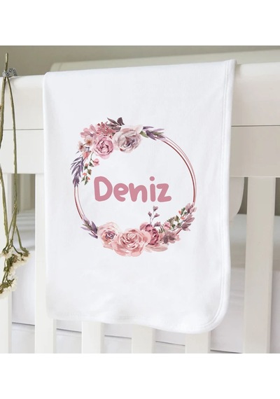 Bk Kids Kişiye Özel İsimli Bebek Battaniye Ve Yastık Hediye Seti, Yeni Doğan Bebek Hediyesi, Bebek Uyku Seti-21
