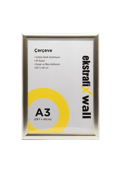 Ekstrafix Çerçeve A3 22 Li Gümüş Fix-çg09