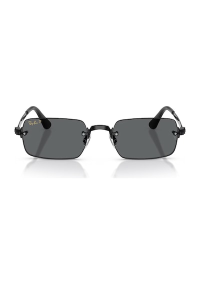 Ray-ban Rb 3928 00281 54 A Ap Rocky Unisex Polarize Dikdörtgen Siyah Metal Güneş Gözlüğü Siyah