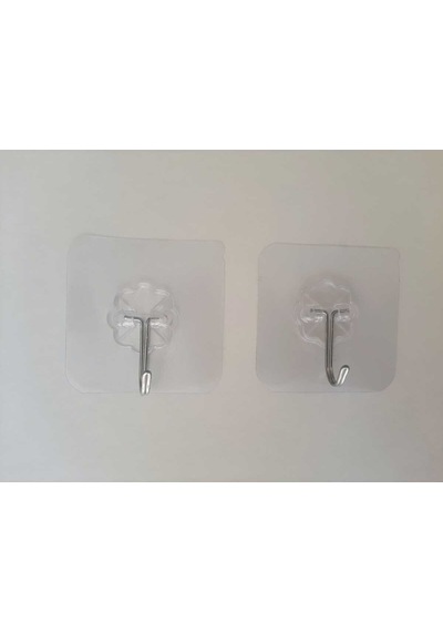10 Adet Şeffaf Yapışkanlı Banyo Mutfak Askısı Havlu Askılığı Yapışkanlı Kancalı Askı Çok Renkli Diğer