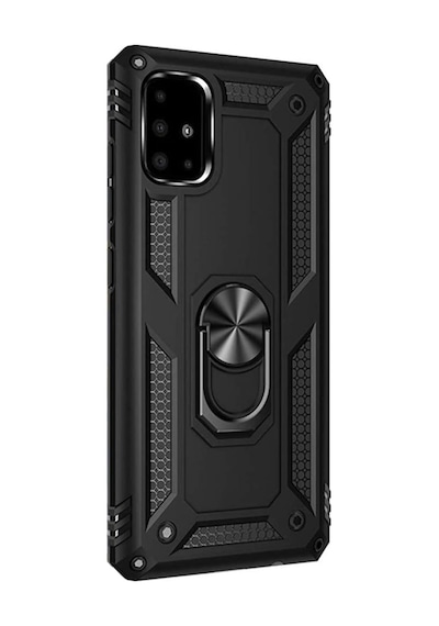 Samsung Galaxy Uyumlu M51 Kılıf Tank Koruma Vega Standlı Yüzüklü Mıknatı (510451028)