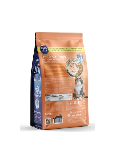 Tavuklu Yetişkin Kedi Maması Tüy Yumağı Kontrolü Ve Hassas Sindirim 1.5 Kg