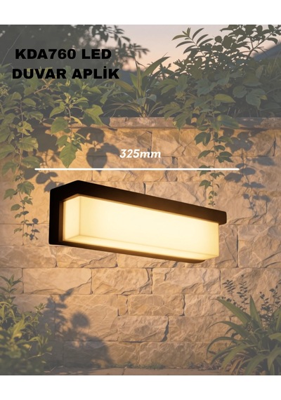 K2 Kda760 Led Duvar Aplik 20w 3000k Gün Işığı